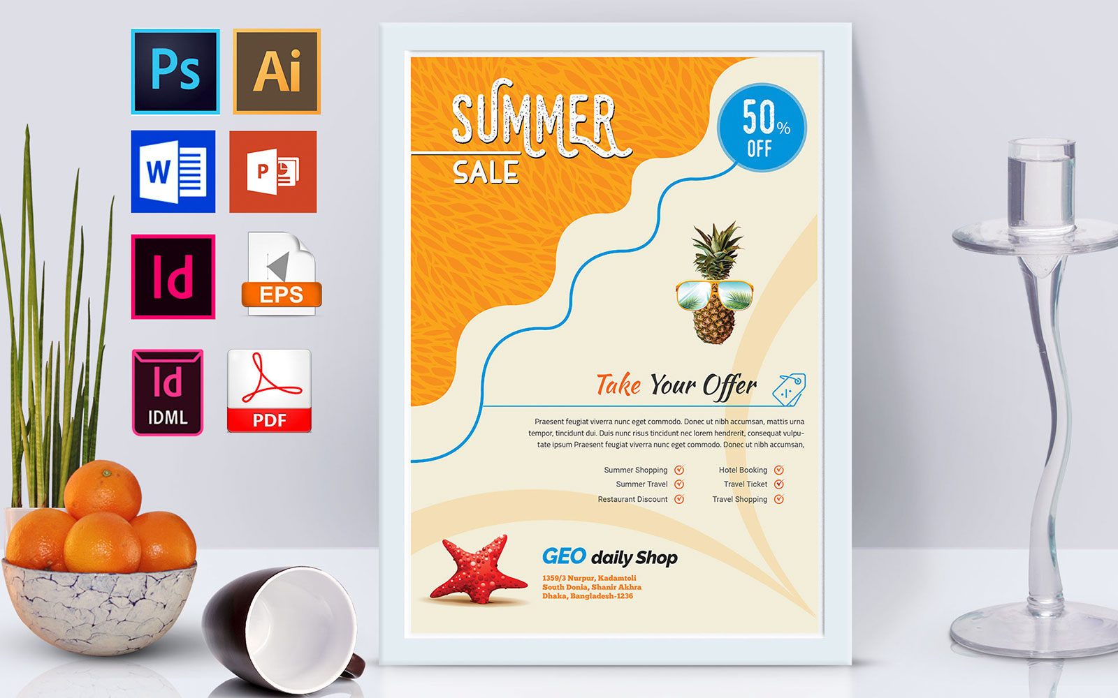 Poster | Summer Sale Vol-01 - Corporate Identity Template