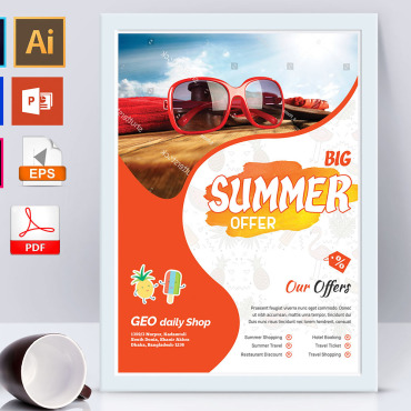 Poster Summer Corporate Identity 138713
