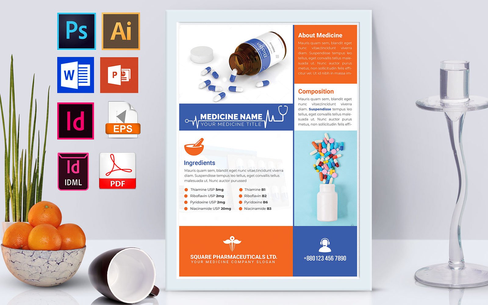 Poster | Medicine Promotional Vol-02 - Corporate Identity Template