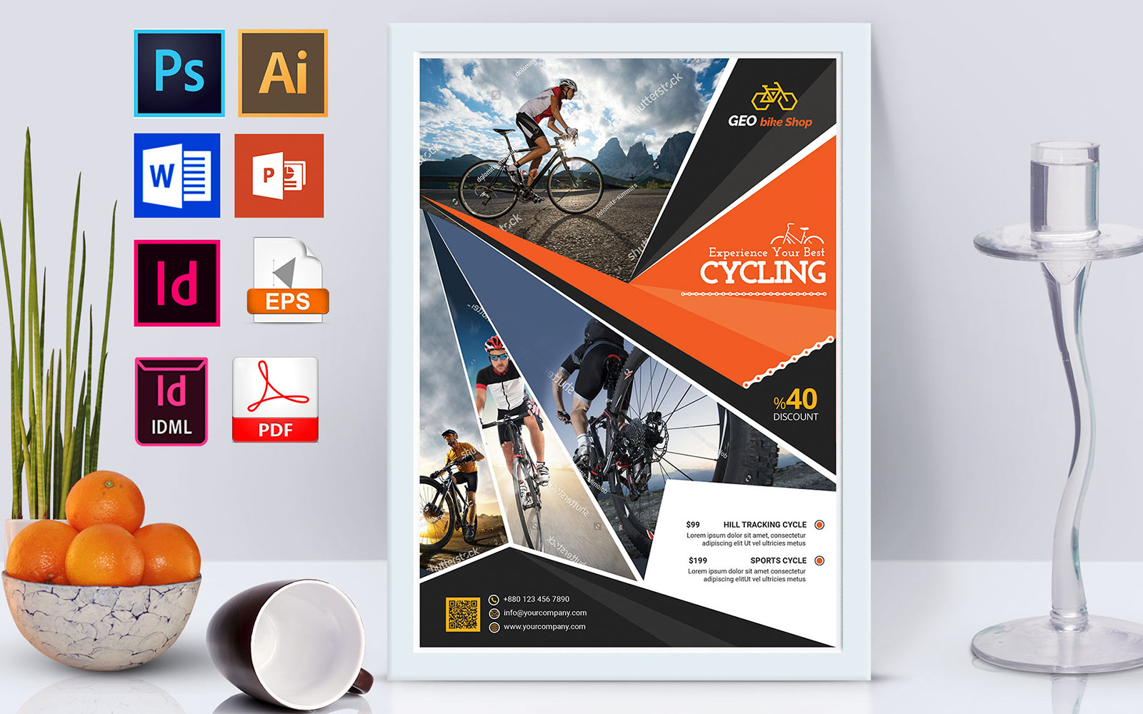 Poster | Cycle Shop Vol-03 - Corporate Identity Template