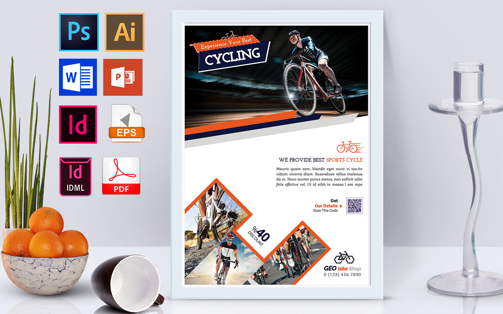 Poster | Cycle Shop Vol-01 - Corporate Identity Template