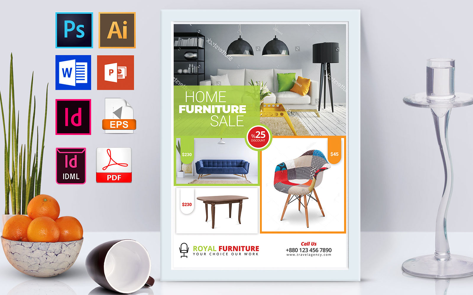Poster | Furniture Shop Vol-01 - Corporate Identity Template