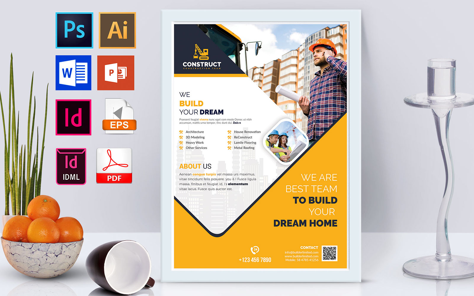 Poster | Construction Vol-10 - Corporate Identity Template