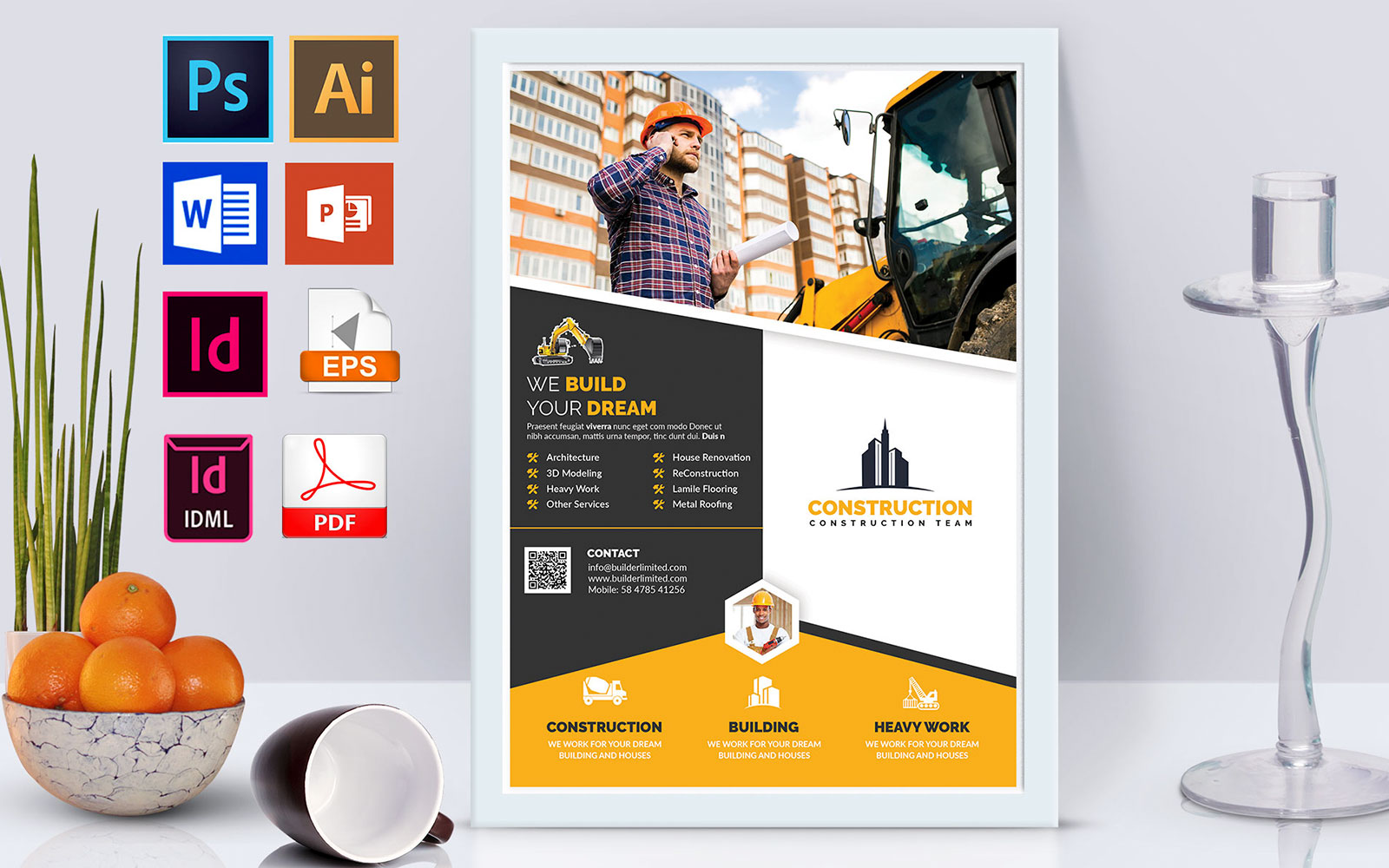 Poster | Construction Vol-08 - Corporate Identity Template
