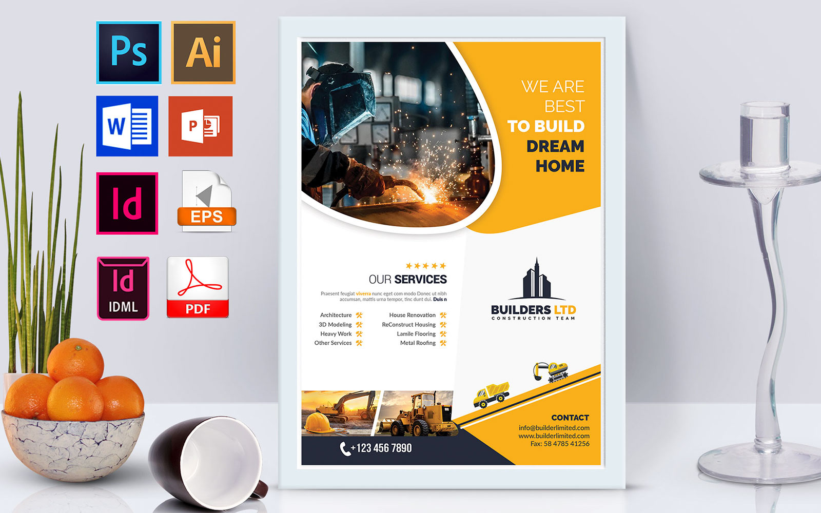 Poster | Construction Vol-06 - Corporate Identity Template
