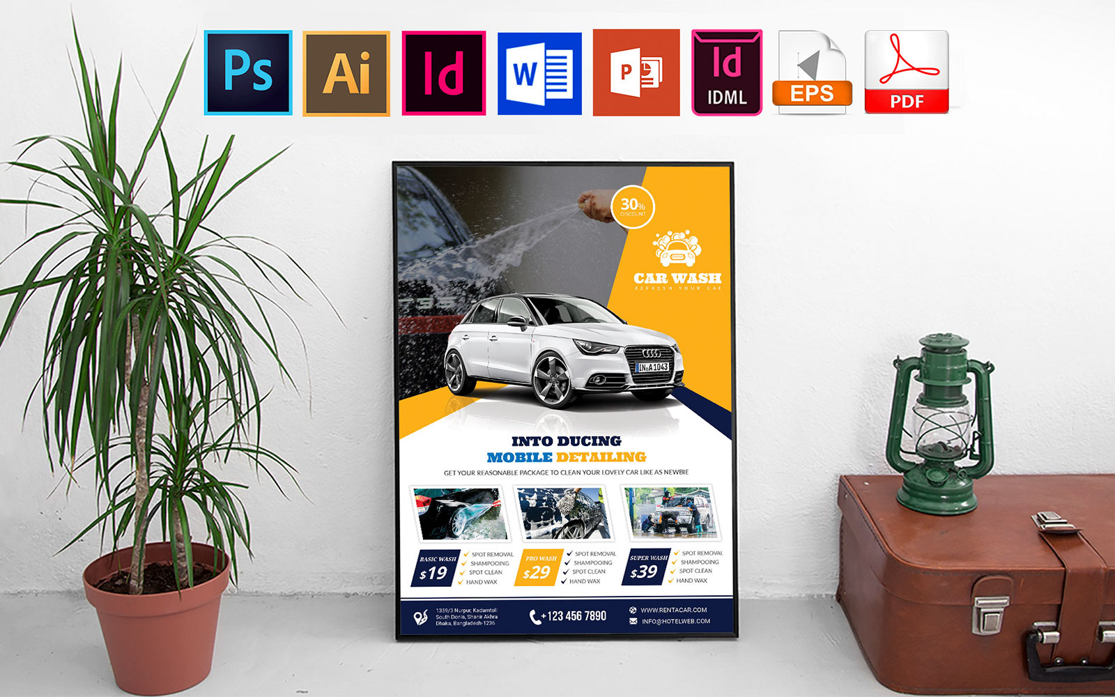 Poster | Car Wash Vol-05 - Corporate Identity Template