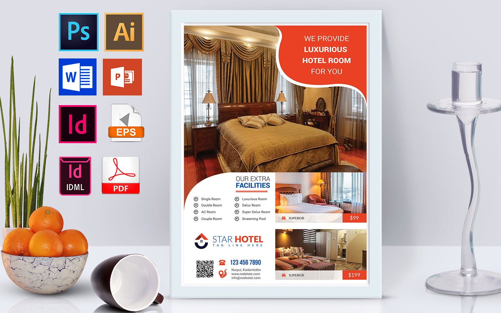 Poster | Hotel Vol-06 - Corporate Identity Template