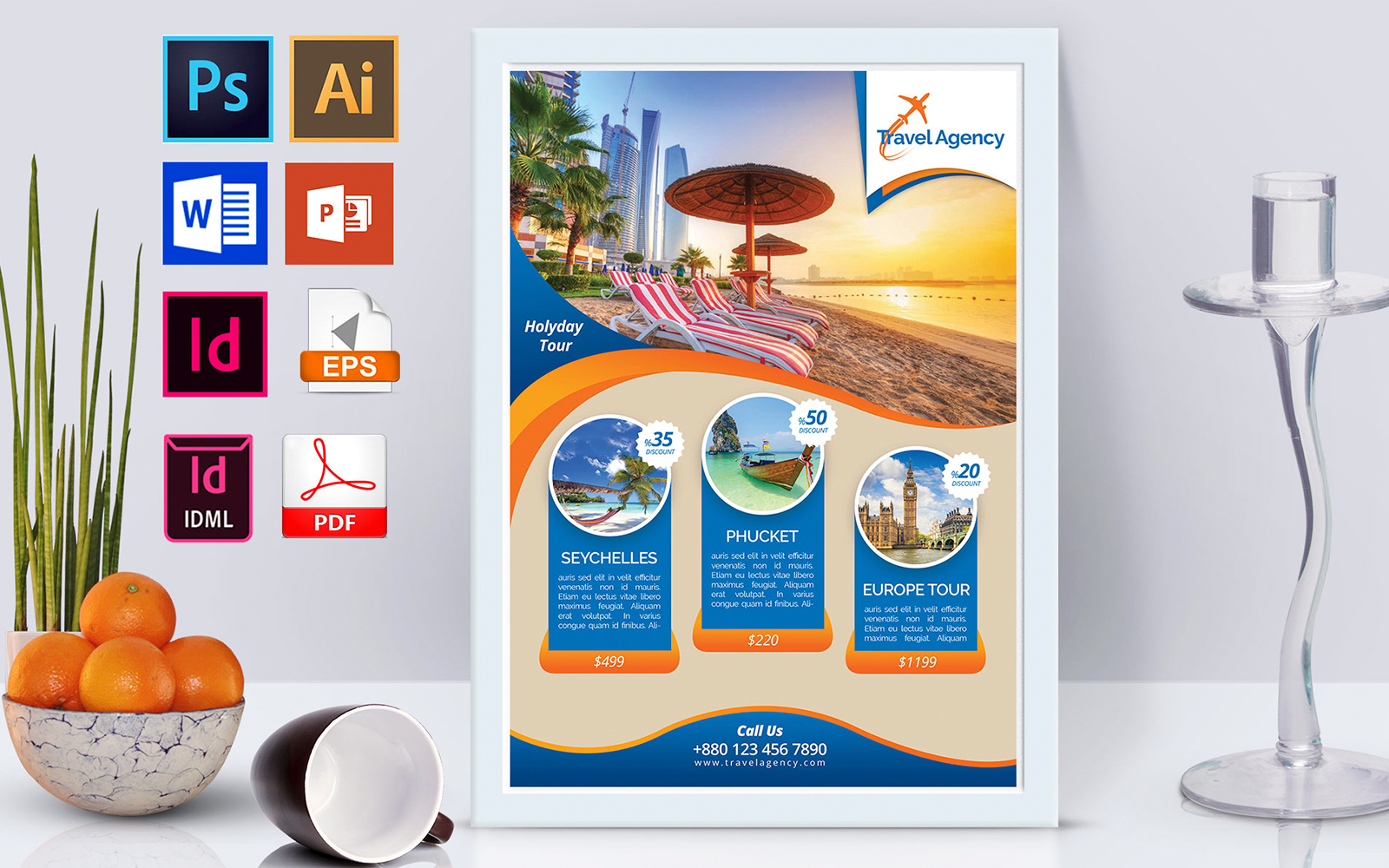 Poster | Travel Agency Vol-01 - Corporate Identity Template