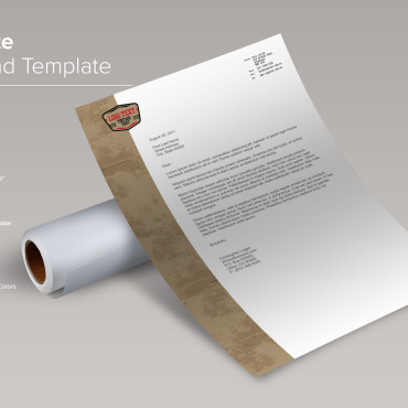 Letterhead Clean Corporate Identity 138875