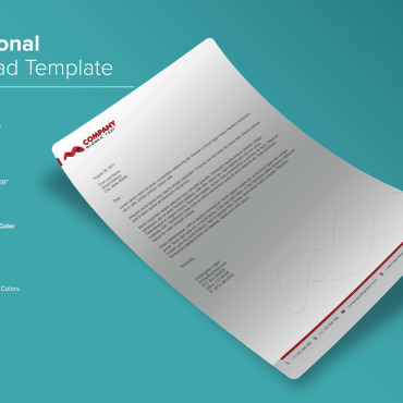 Letterhead Clean Corporate Identity 138877