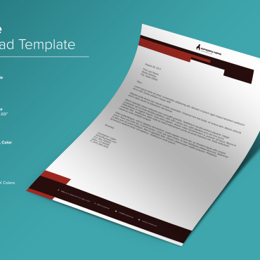 Letterhead Clean Corporate Identity 138880