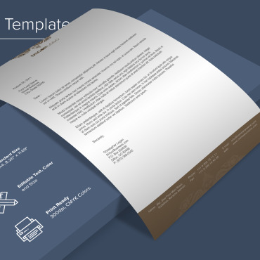 Letterhead Clean Corporate Identity 138883