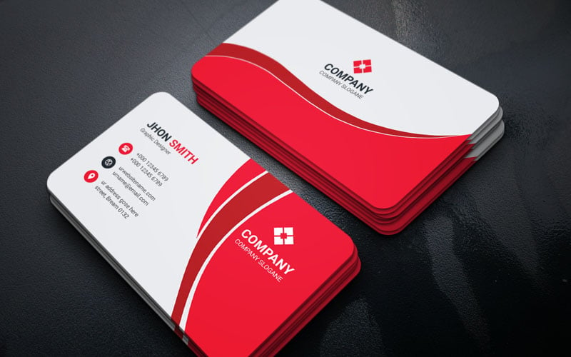 Business Card V.80 - Corporate Identity Template