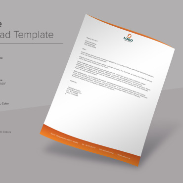 Letterhead Clean Corporate Identity 138886