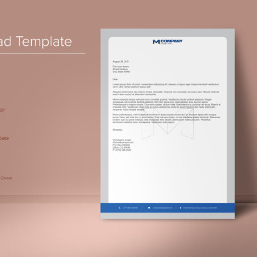 Letterhead Clean Corporate Identity 138888