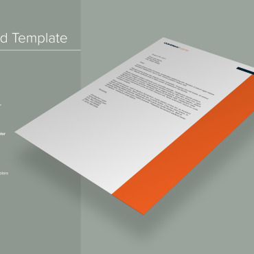 Letterhead Clean Corporate Identity 138890