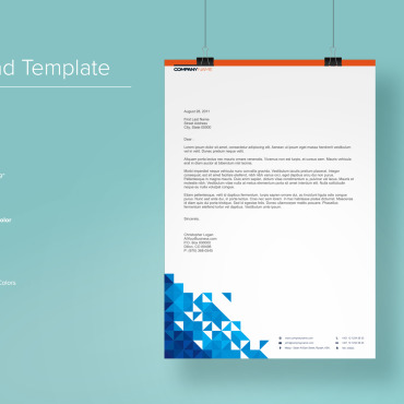 Letterhead Clean Corporate Identity 138891