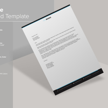 Letterhead Clean Corporate Identity 138892