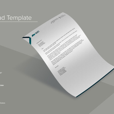 Letterhead Clean Corporate Identity 138898