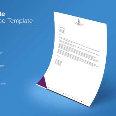 Letterhead Clean Corporate Identity 138900