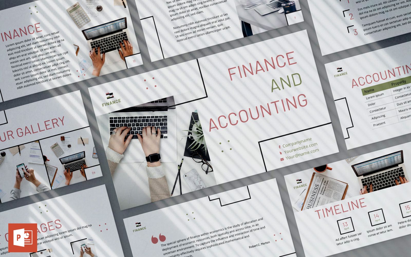 Finance and Accounting Presentation PowerPoint template