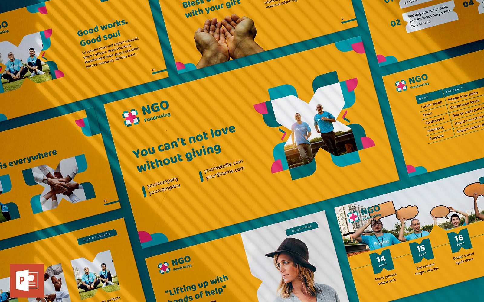 NGO Presentation PowerPoint template