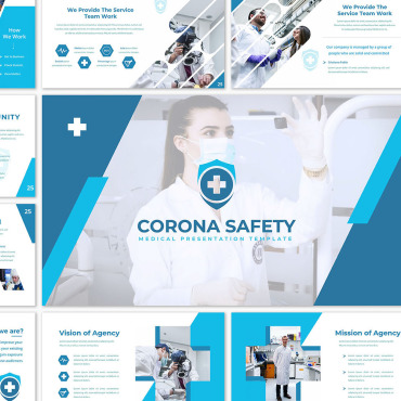 Virusinformationface Maskhospitalinfographiccounselingmodern PowerPoint Templates 139930