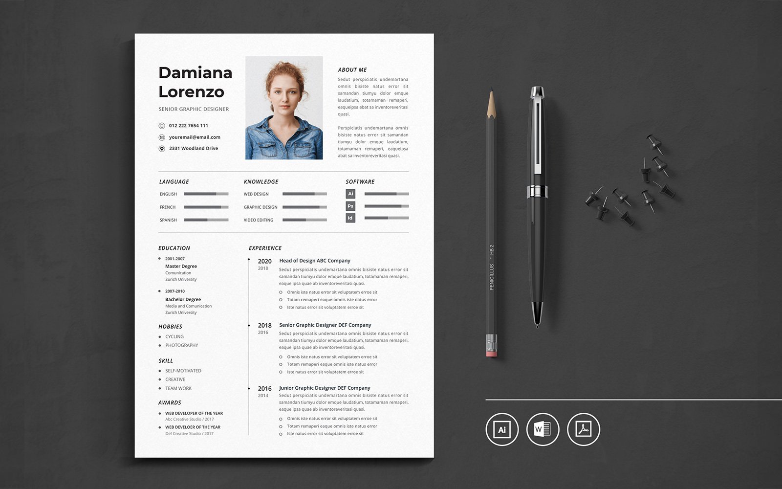 CV Vol.30 Resume Template