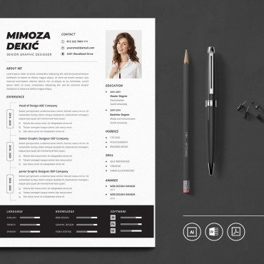 Cv Minimalist Resume Templates 142985