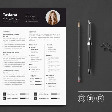 Cv Minimalist Resume Templates 142986