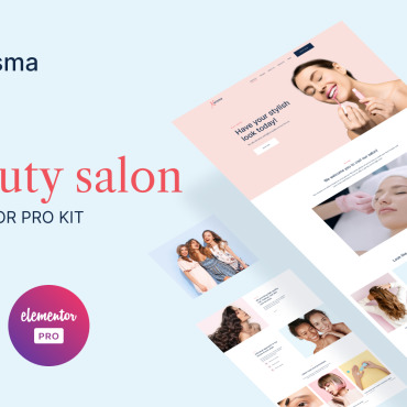 Salon Beauty Elementor Kits 143051