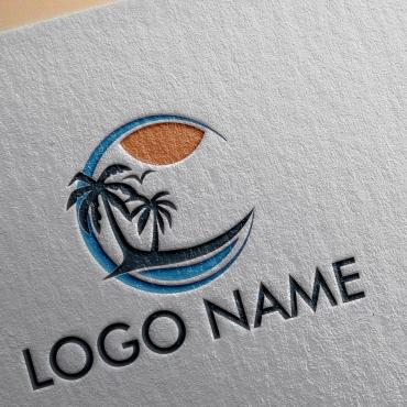 Beach Tropical Logo Templates 143327