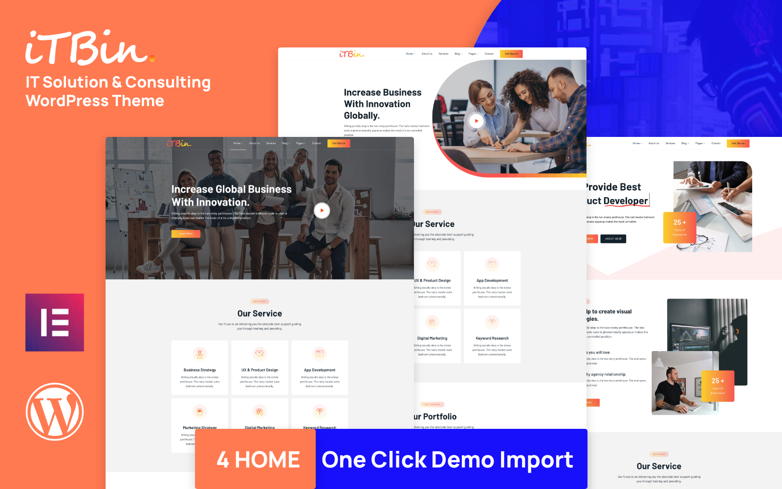ITBIN - IT Solution and Business Service WordPress Theme