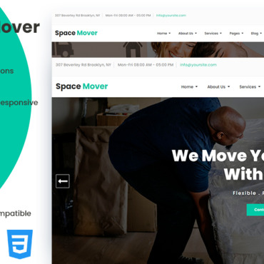 Delivery Freight Responsive Website Templates 143359