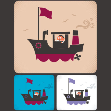 Captain Man Illustrations Templates 143566