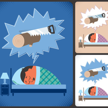 Snoring Sleep Illustrations Templates 143572