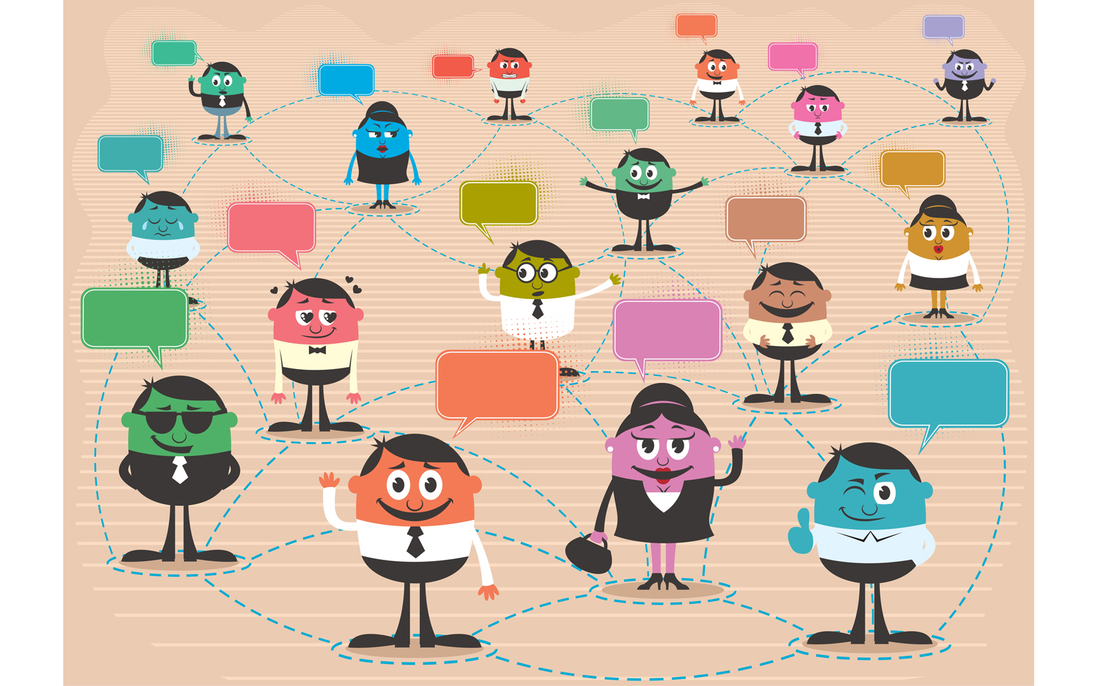 Social Network - Illustration