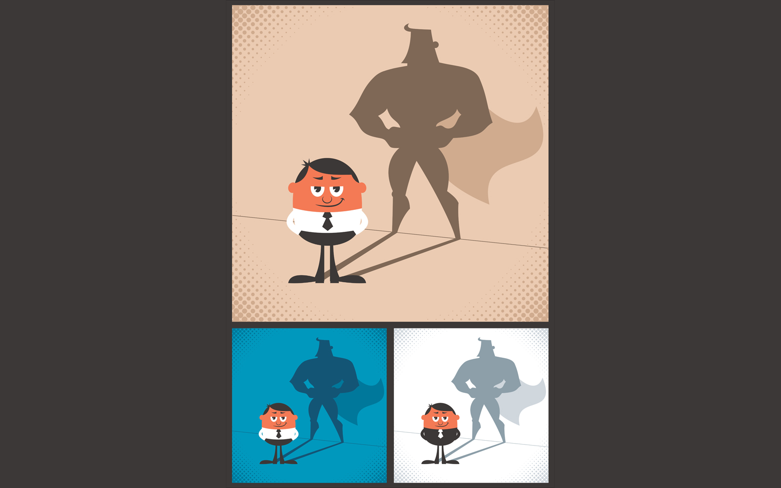 Super Businessman - Illustration