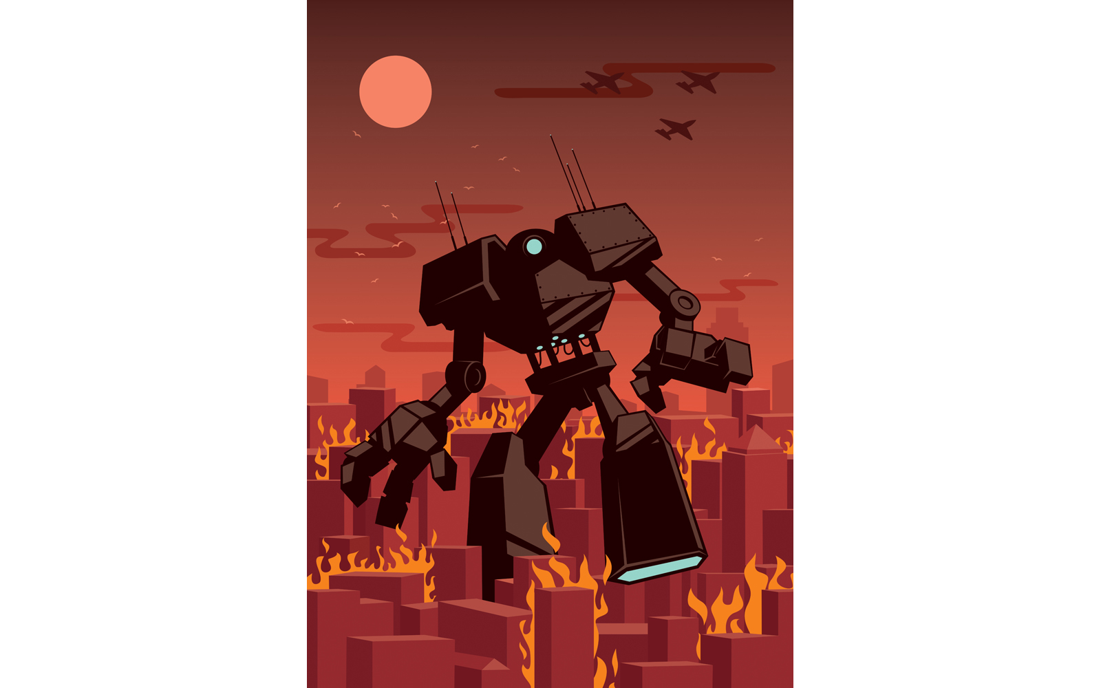 Giant Robot - Illustration