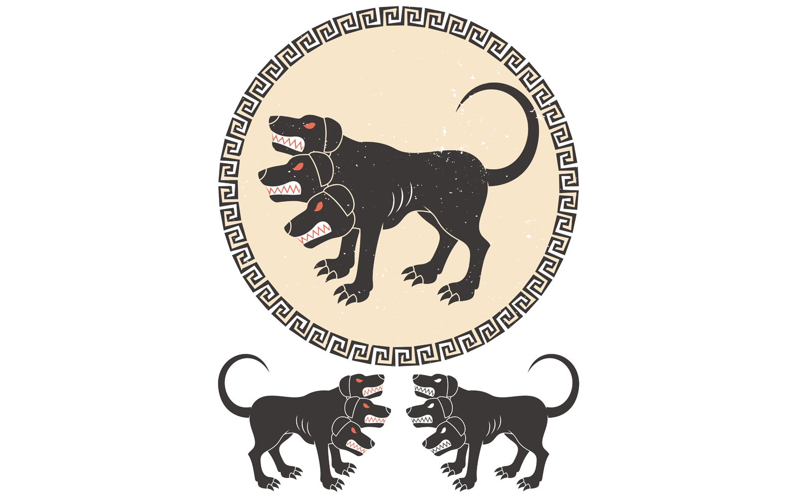 Cerberus Stylized - Illustration