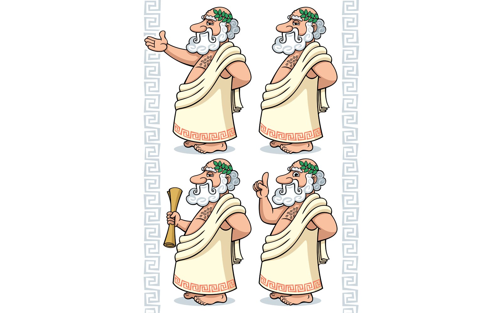 Greek Philosopher - Illustration