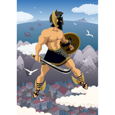 Hero Warrior Illustrations Templates 143726