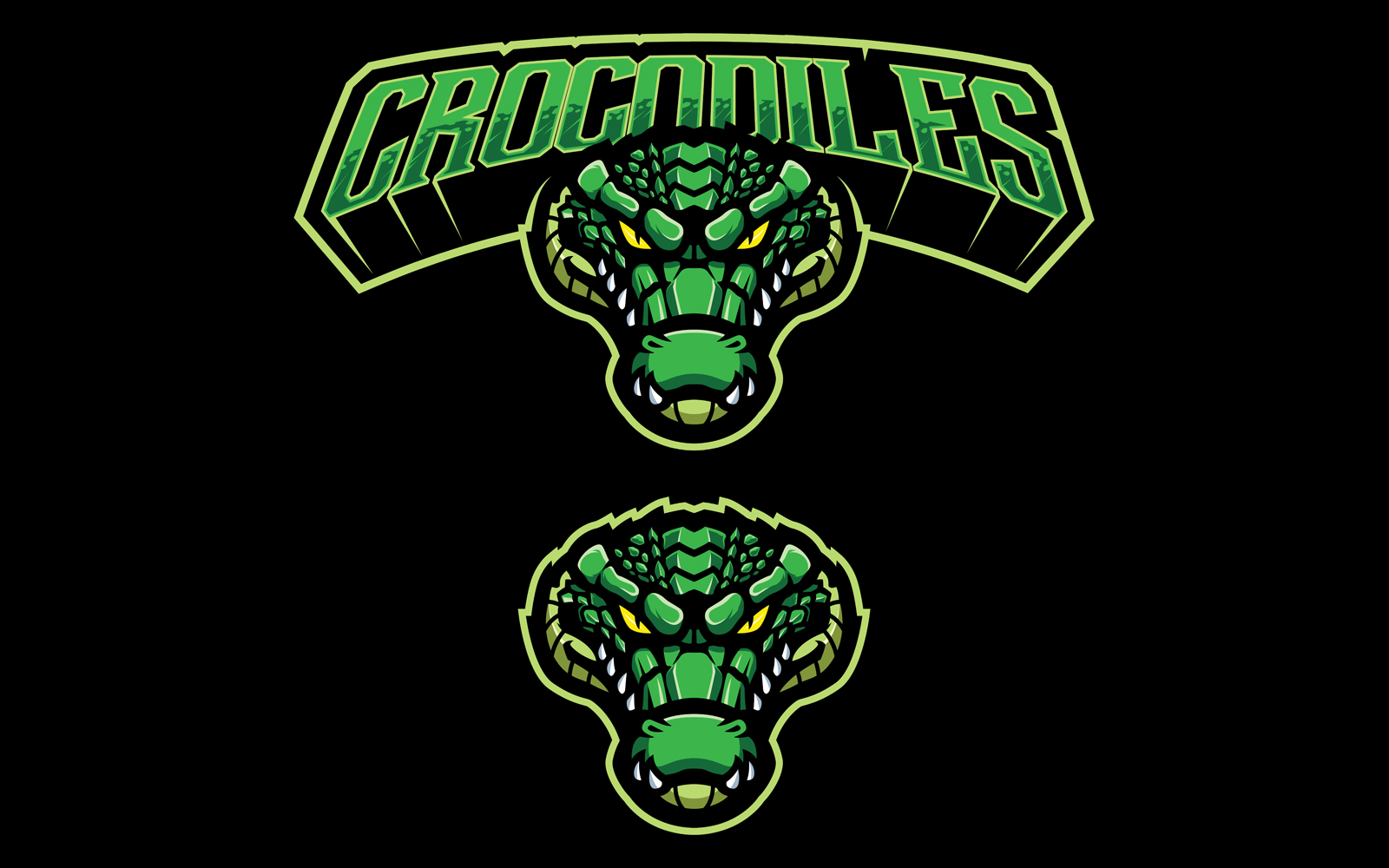 Crocodiles Mascot - Illustration