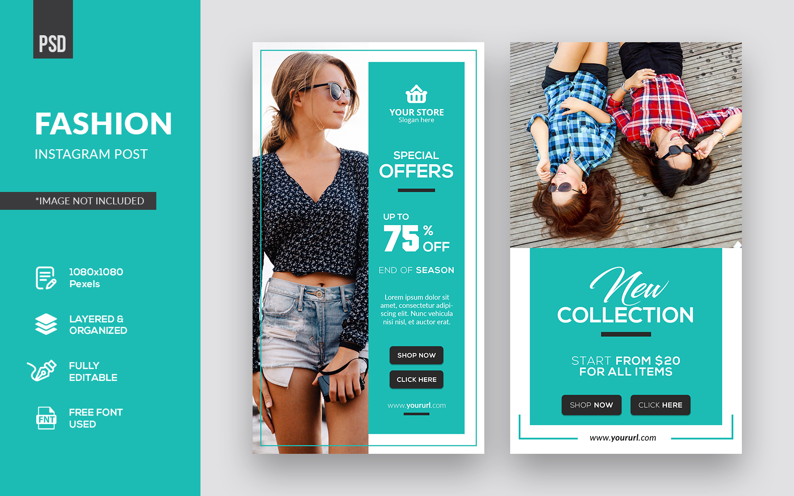 Fashion Instagram Stories Social Media Template