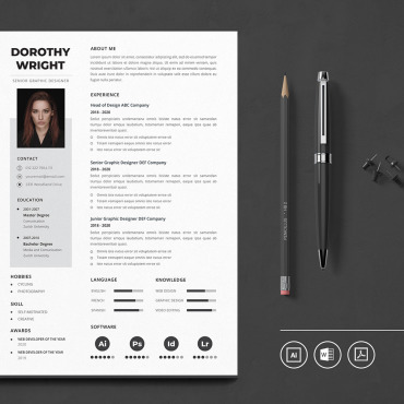 Cv Minimalist Resume Templates 143985