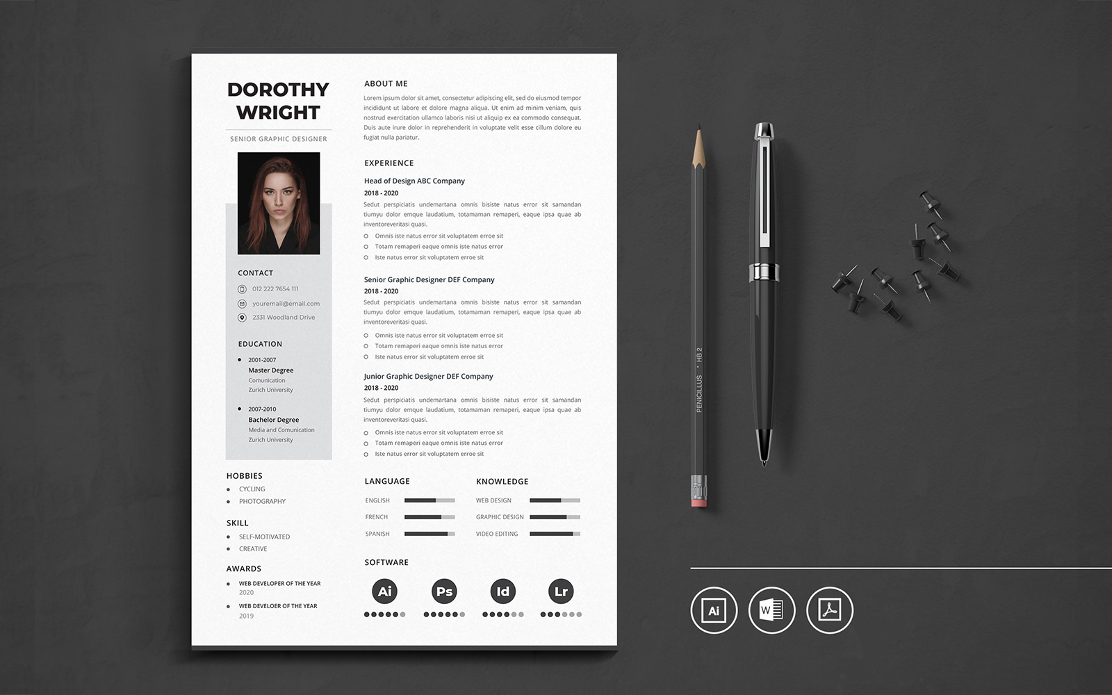 CV Vol.33 Resume Template