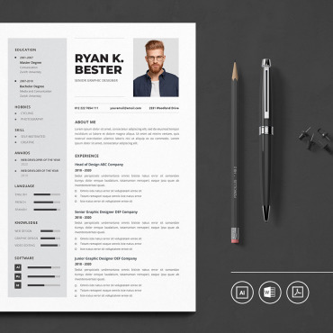 Cv Minimalist Resume Templates 143986