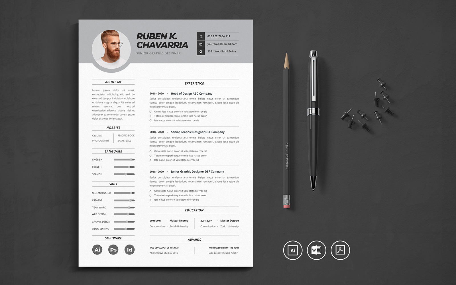 CV Vol.35 Resume Template