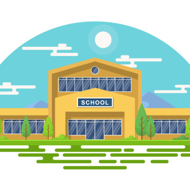 Education Building Illustrations Templates 144140