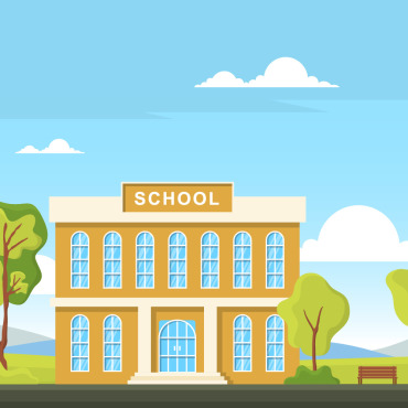 Education Building Illustrations Templates 144144